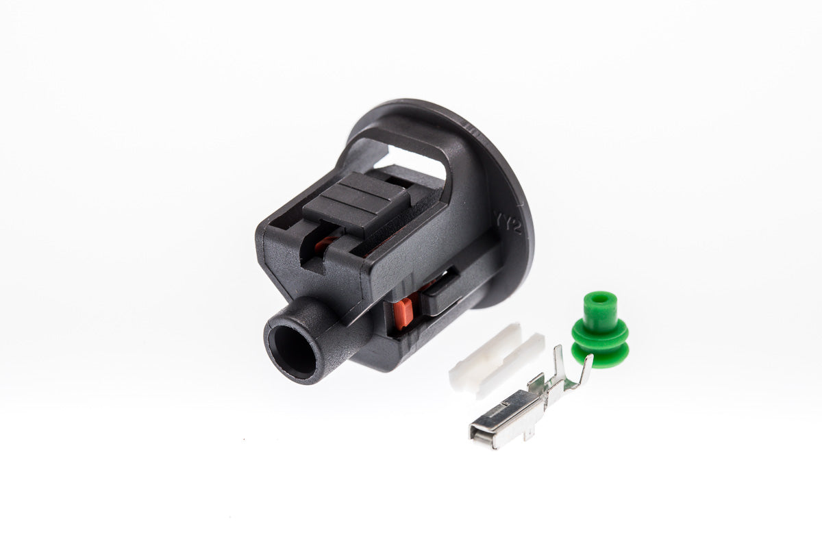 Connector weiblich 1 polig mit Einzeladerabdichtung & Crimpverbinder CSF10107