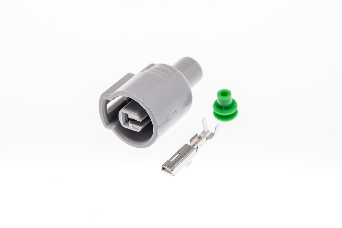 Connector weiblich 1 polig mit Einzeladerabdichtung & Crimpverbinder CSF10140