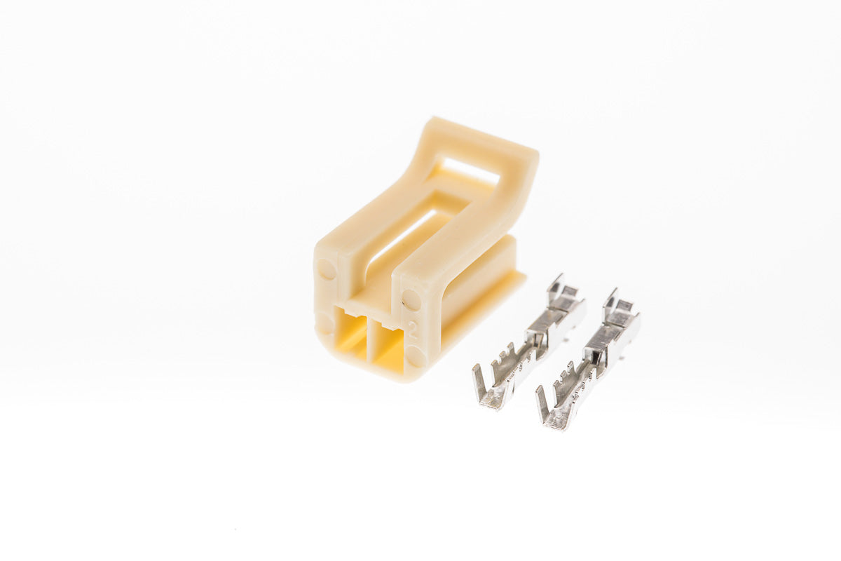 Connector weiblich 2 polig mit Crimpverbinder CSF10216