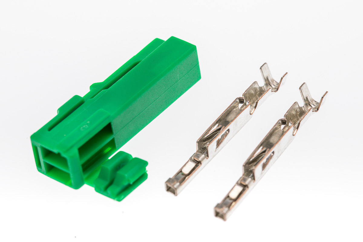 Connector weiblich 2 polig mit Crimpverbinder CSF10323