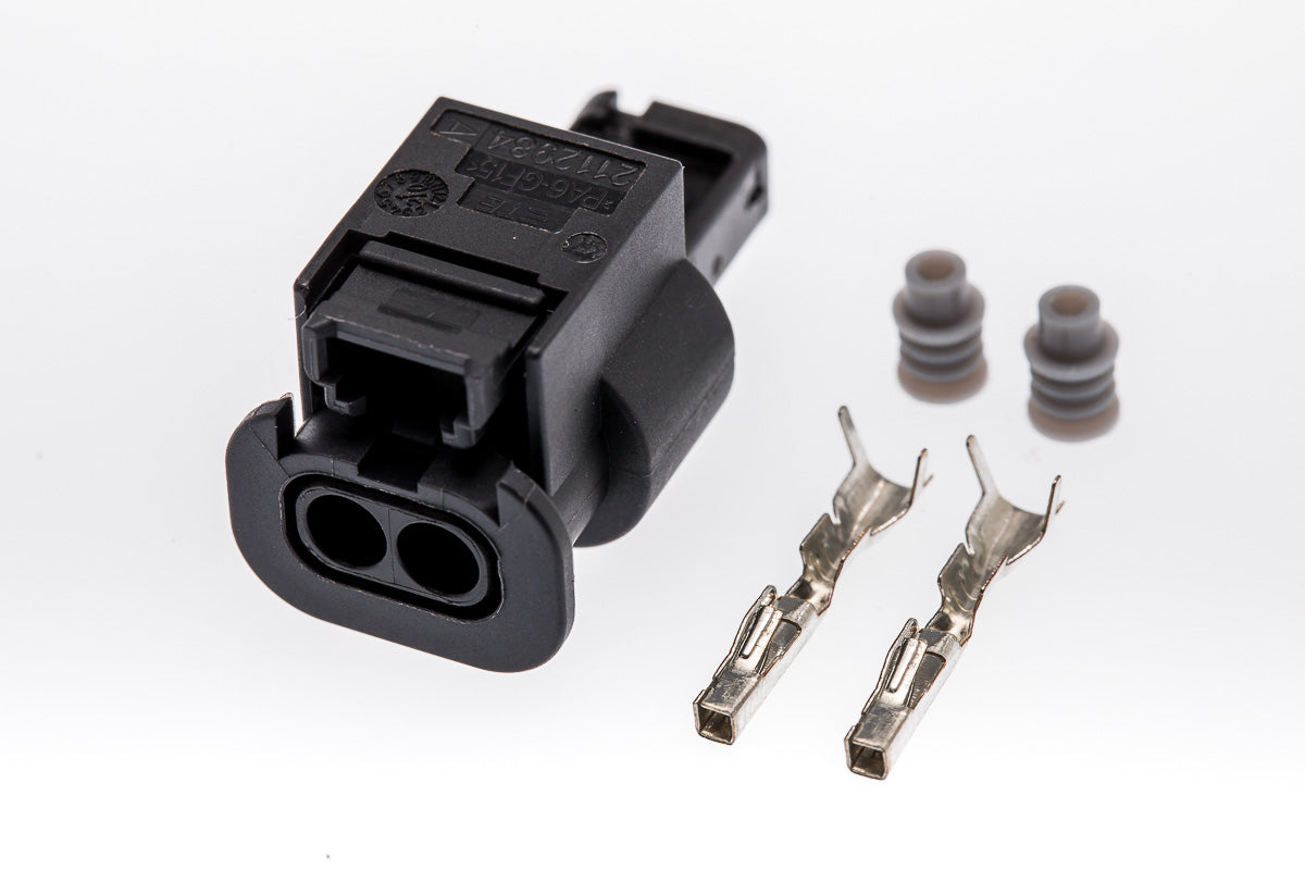 Connector weiblich 2 polig mit Crimpverbinder CSF10341