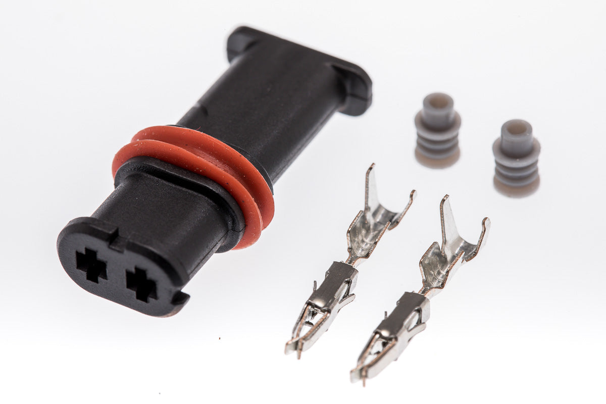 Connector weiblich 2 polig mit Crimpverbinder CSF10346