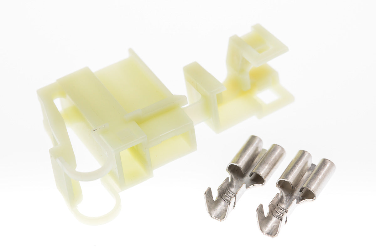 Connector weiblich 2 polig mit Crimpverbinder CSF10360