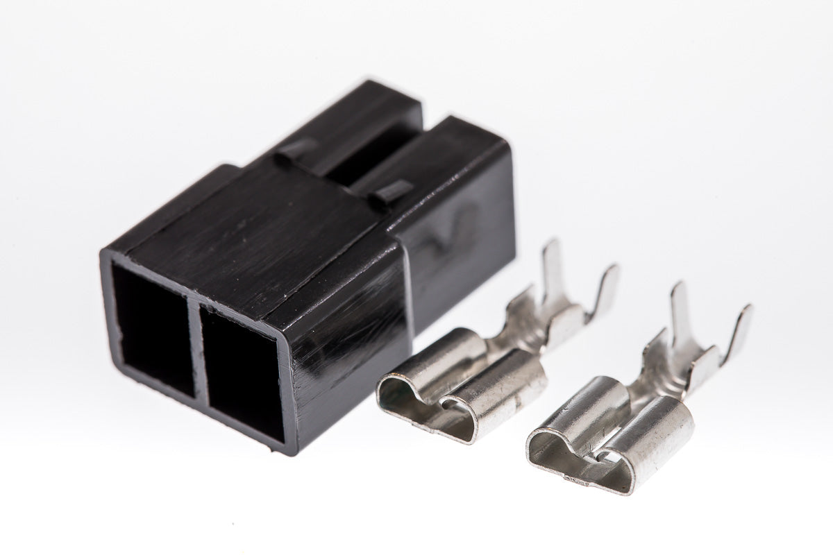 Connector weiblich 2 polig mit Crimpverbinder CSF10441