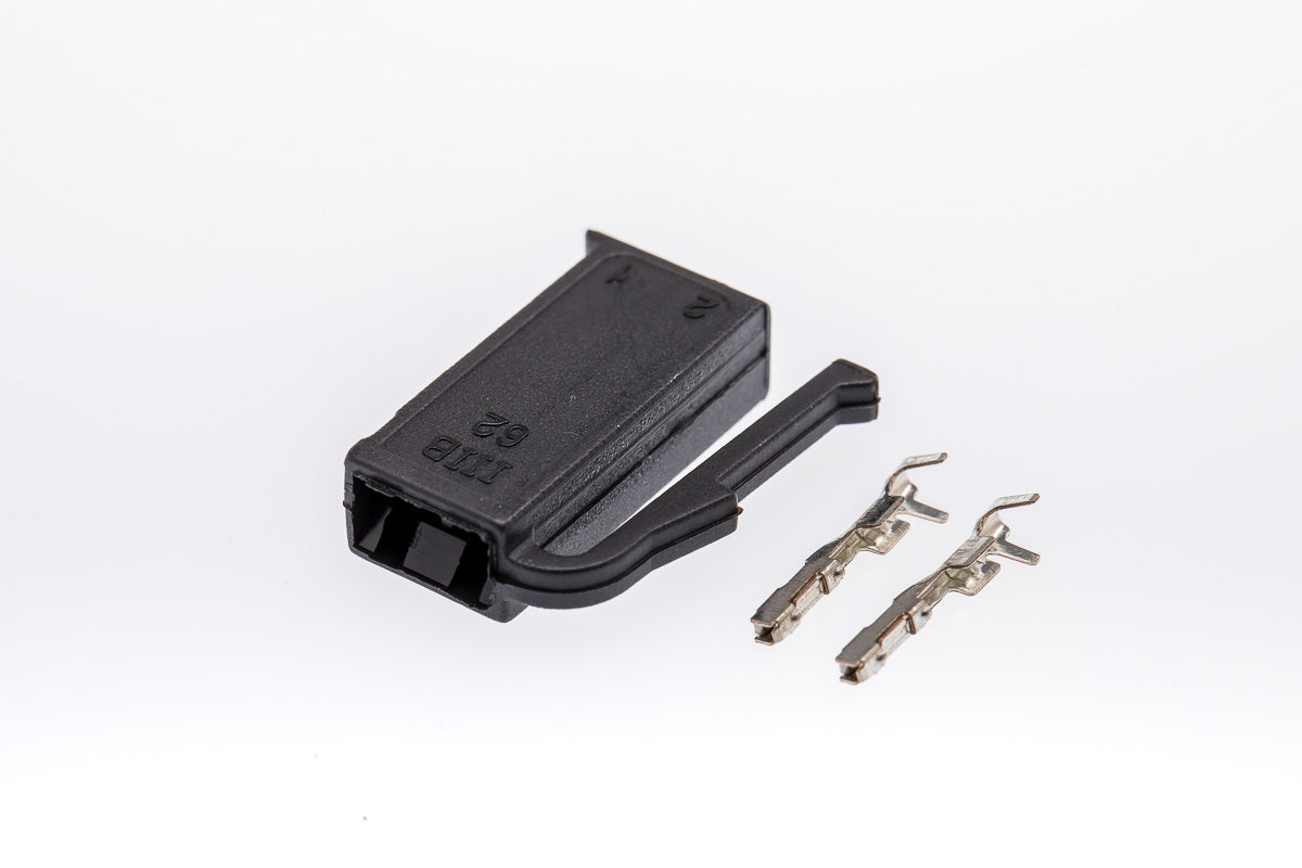 Connector weiblich 2 polig mit Crimpverbinder CSF10498