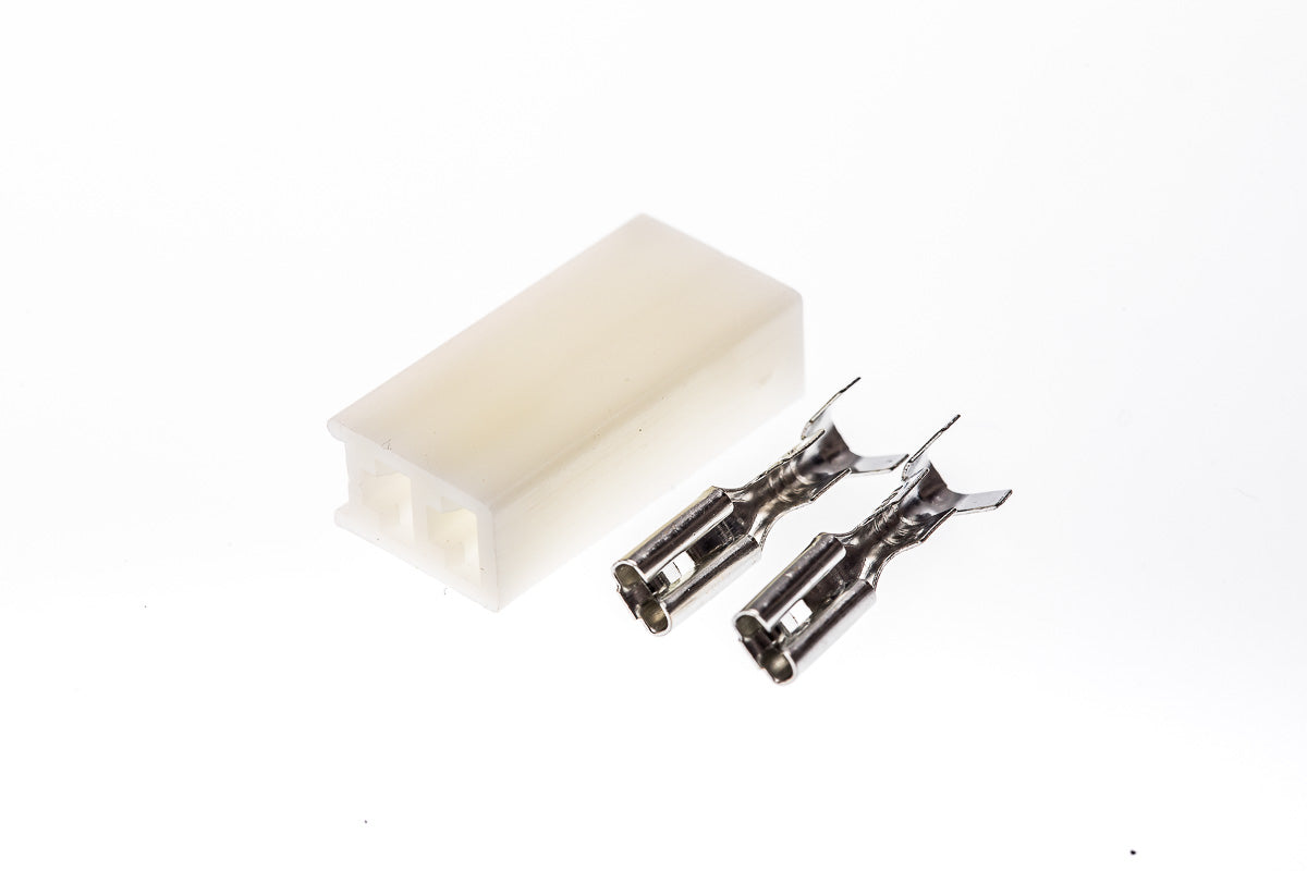 Connector weiblich 2 polig mit Crimpverbinder CSF10554