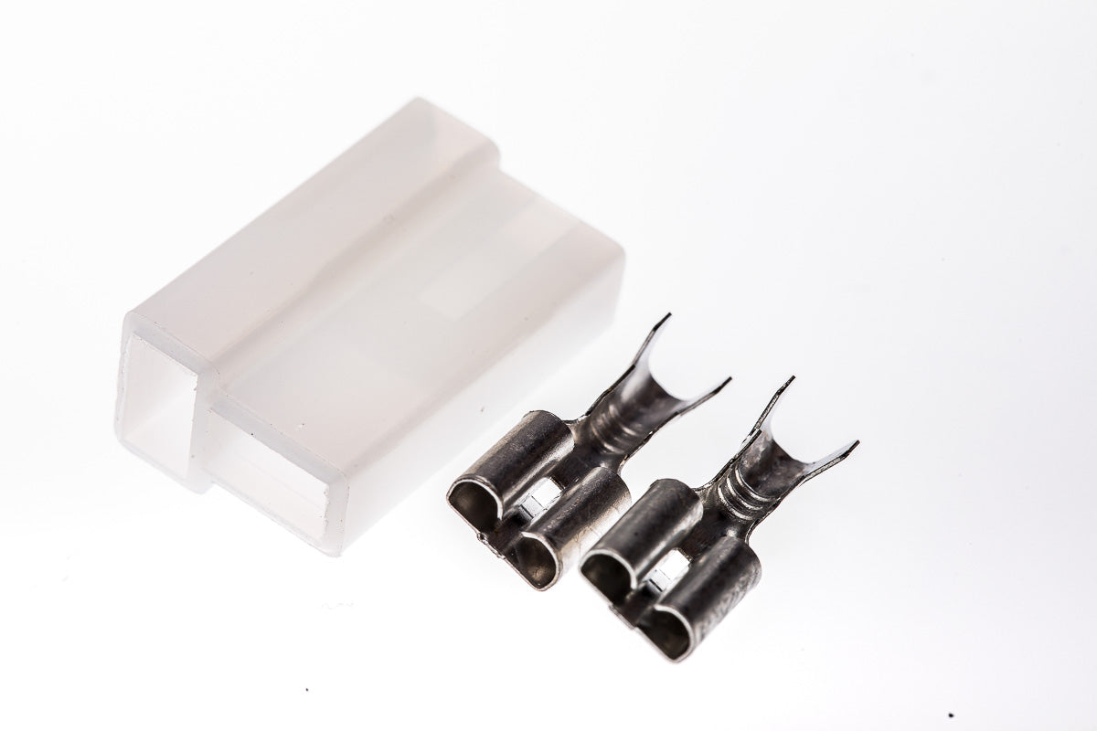 Connector weiblich 2 polig mit Crimpverbinder CSF10558