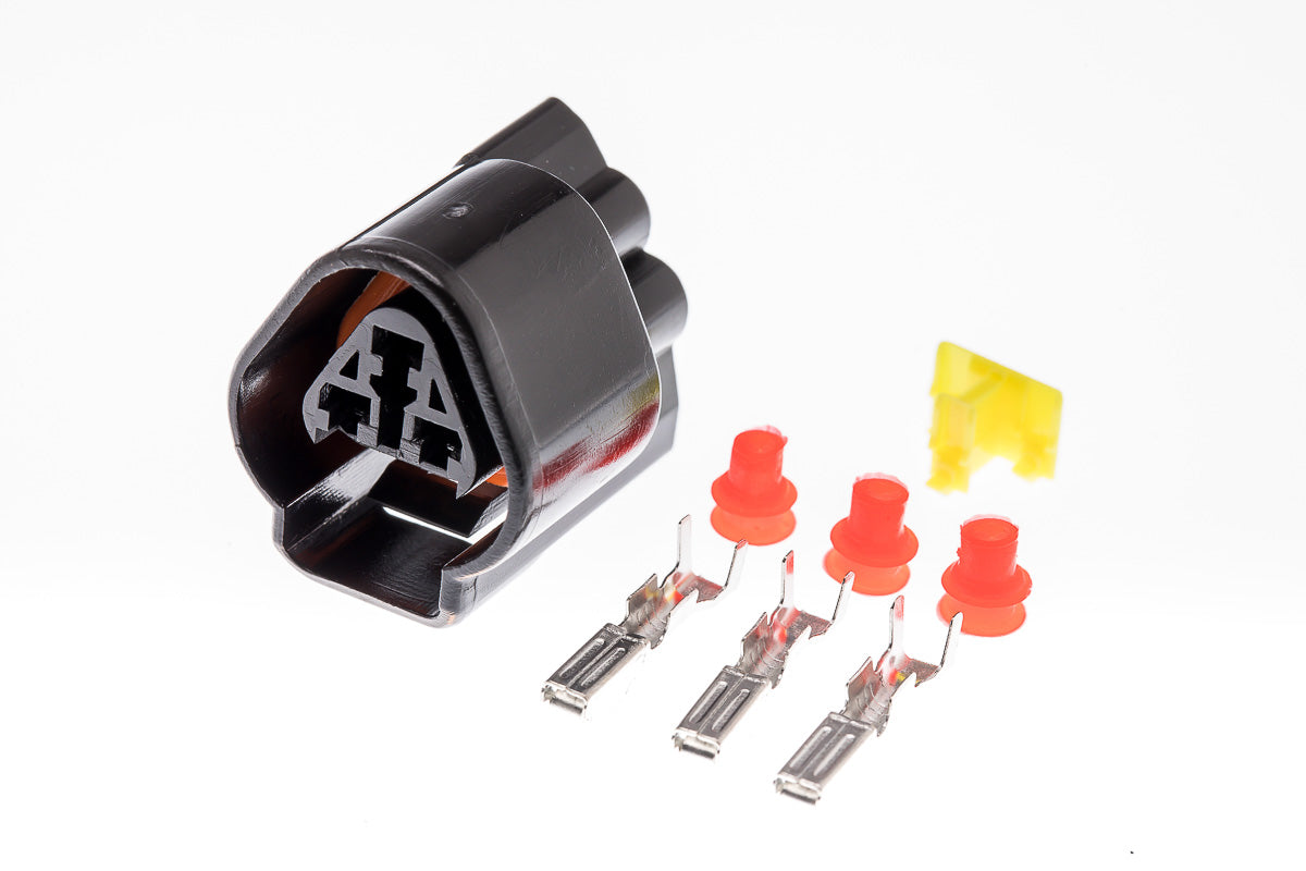 Connector weiblich 3 polig mit Einzeladerabdichtungen & Crimpverbinder CSF11199