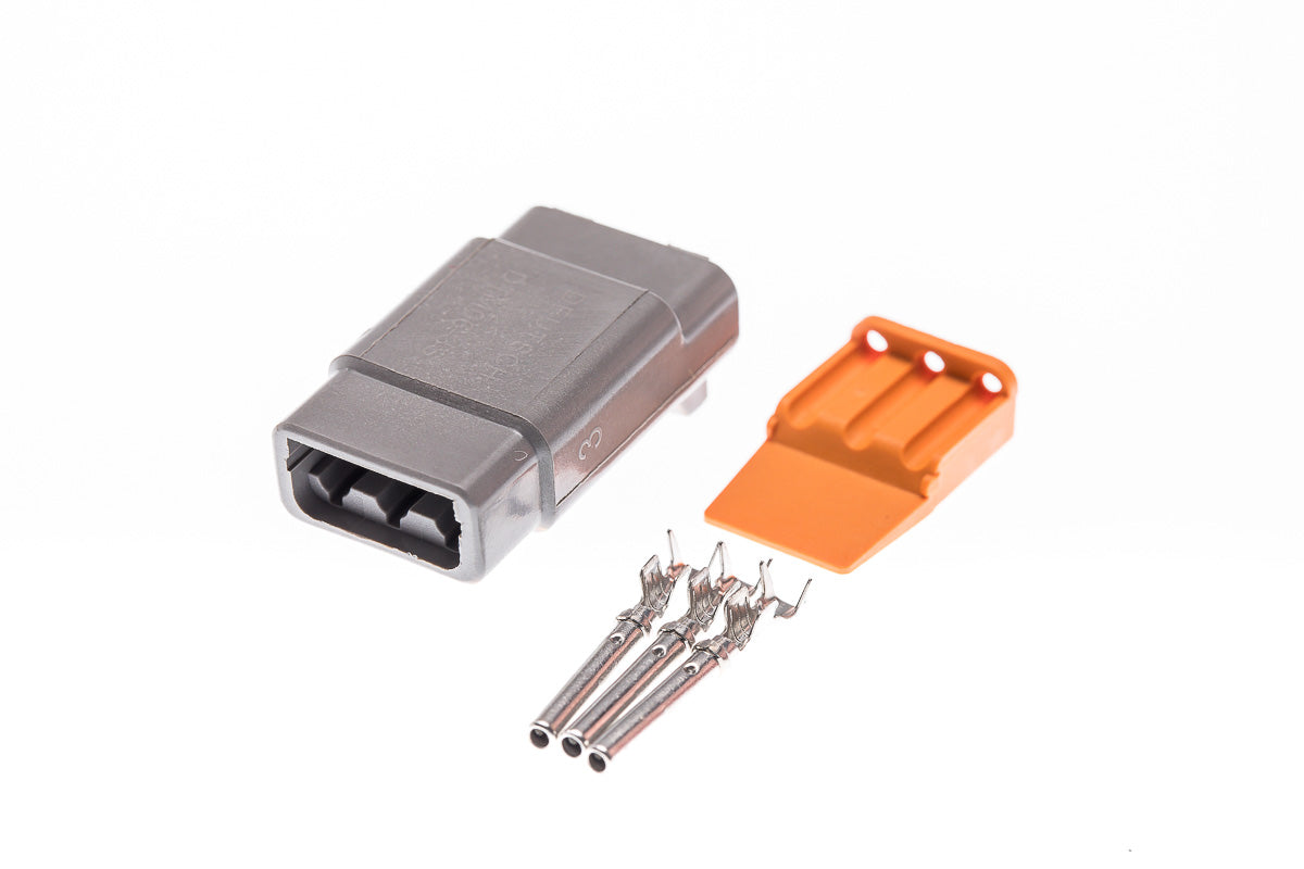 Connector weiblich 3 polig mit Crimpverbinder CSF11317