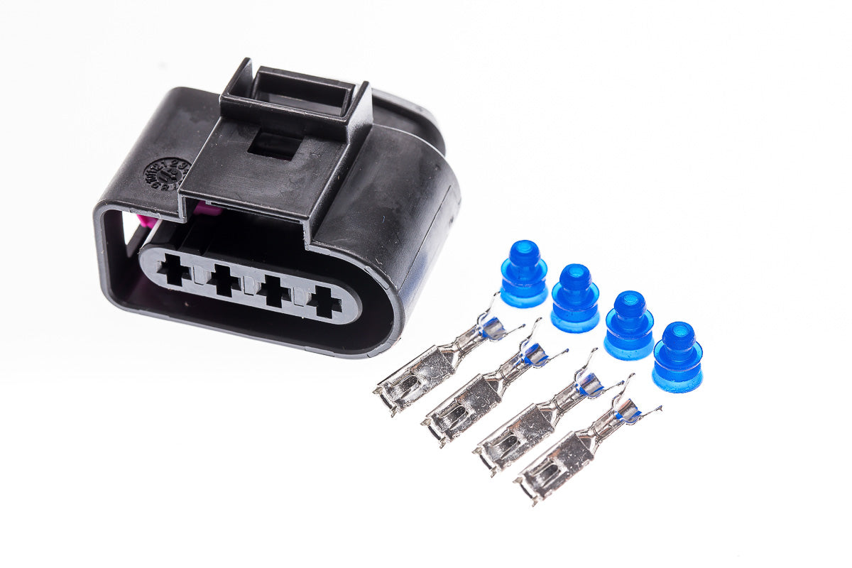 Connector weiblich 4 polig mit Einzeladerabdichtungen & Crimpverbinder CSF11930