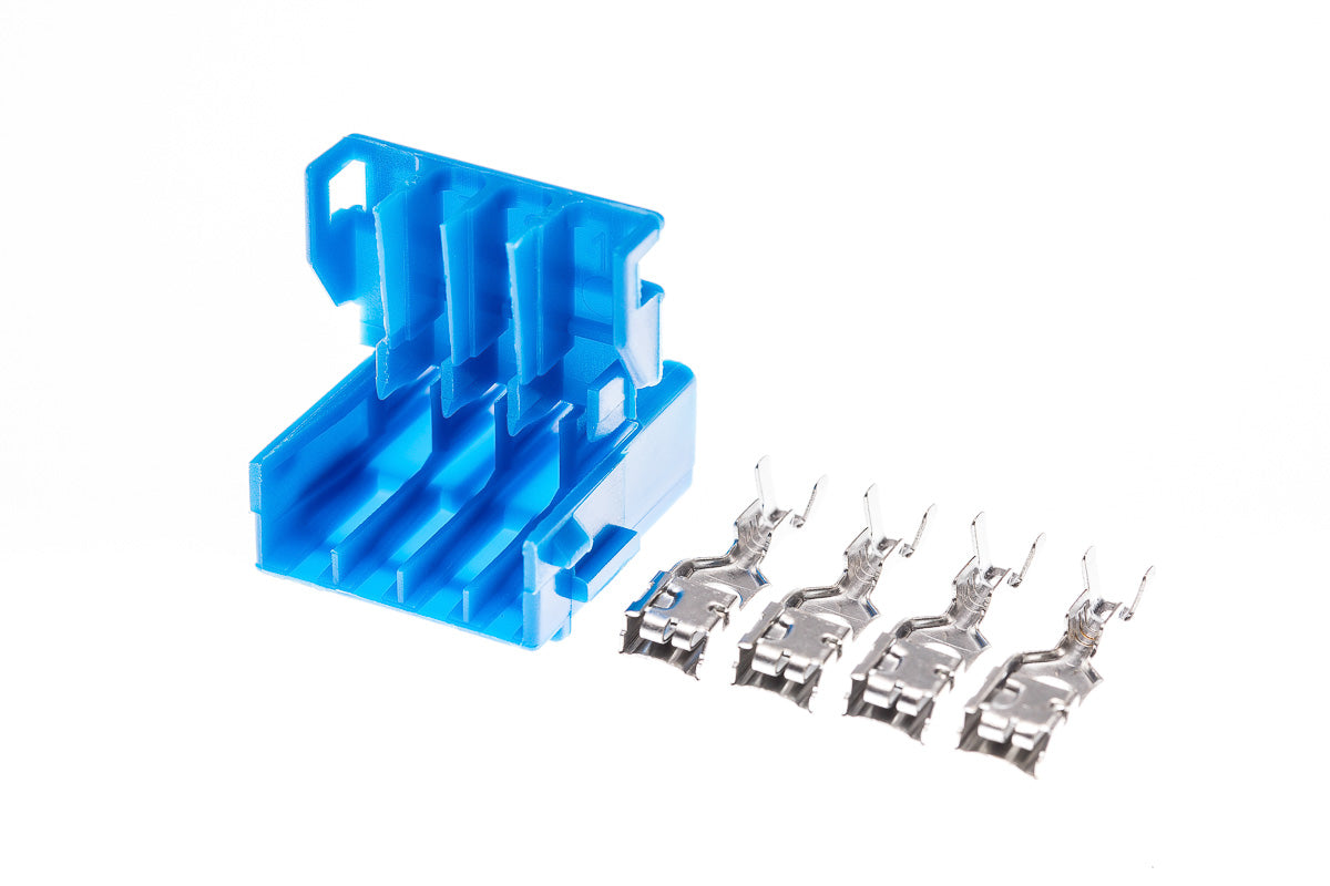 Connector weiblich 4 polig mit Crimpverbinder CSF11991