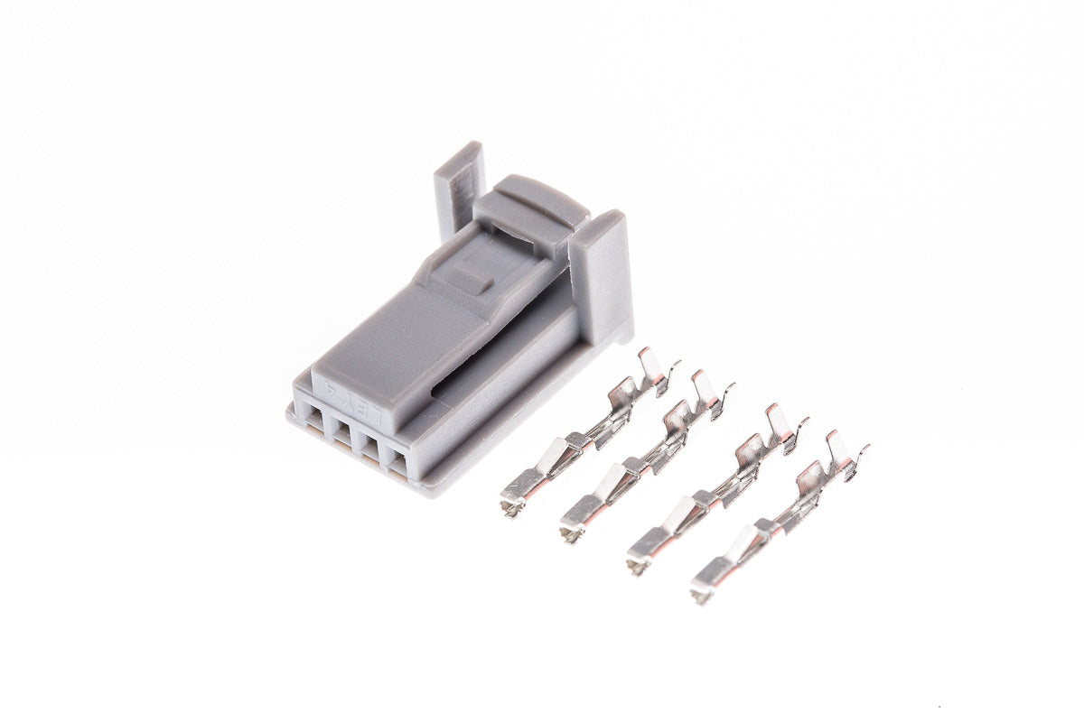 Connector weiblich 4 polig mit Crimpverbinder CSF12003