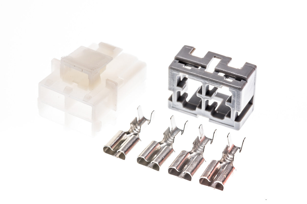 Connector weiblich 4 polig mit Crimpverbinder CSF12023