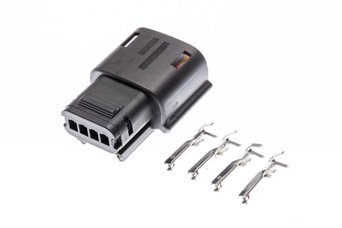 Connector weiblich 4 polig mit Crimpverbinder CSF12044
