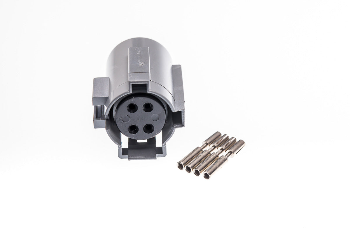 Connector weiblich 4 polig mit Crimpverbinder CSF12146