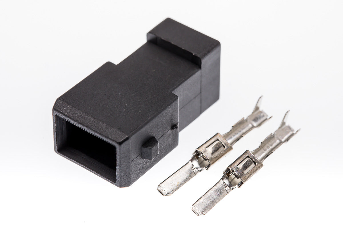 Connector männlich 2 polig mit Crimpverbinder CSM10345
