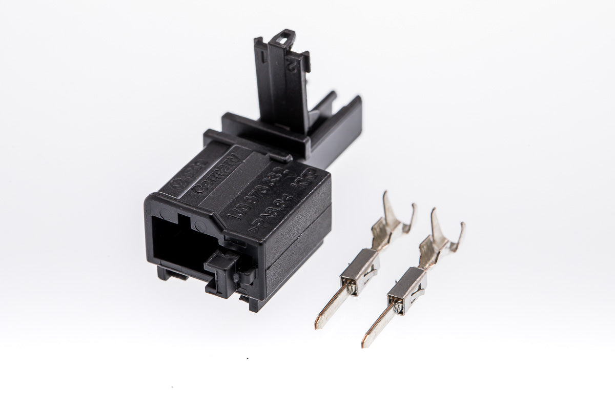 Connector männlich 2 polig mit Crimpverbinder CSM10503