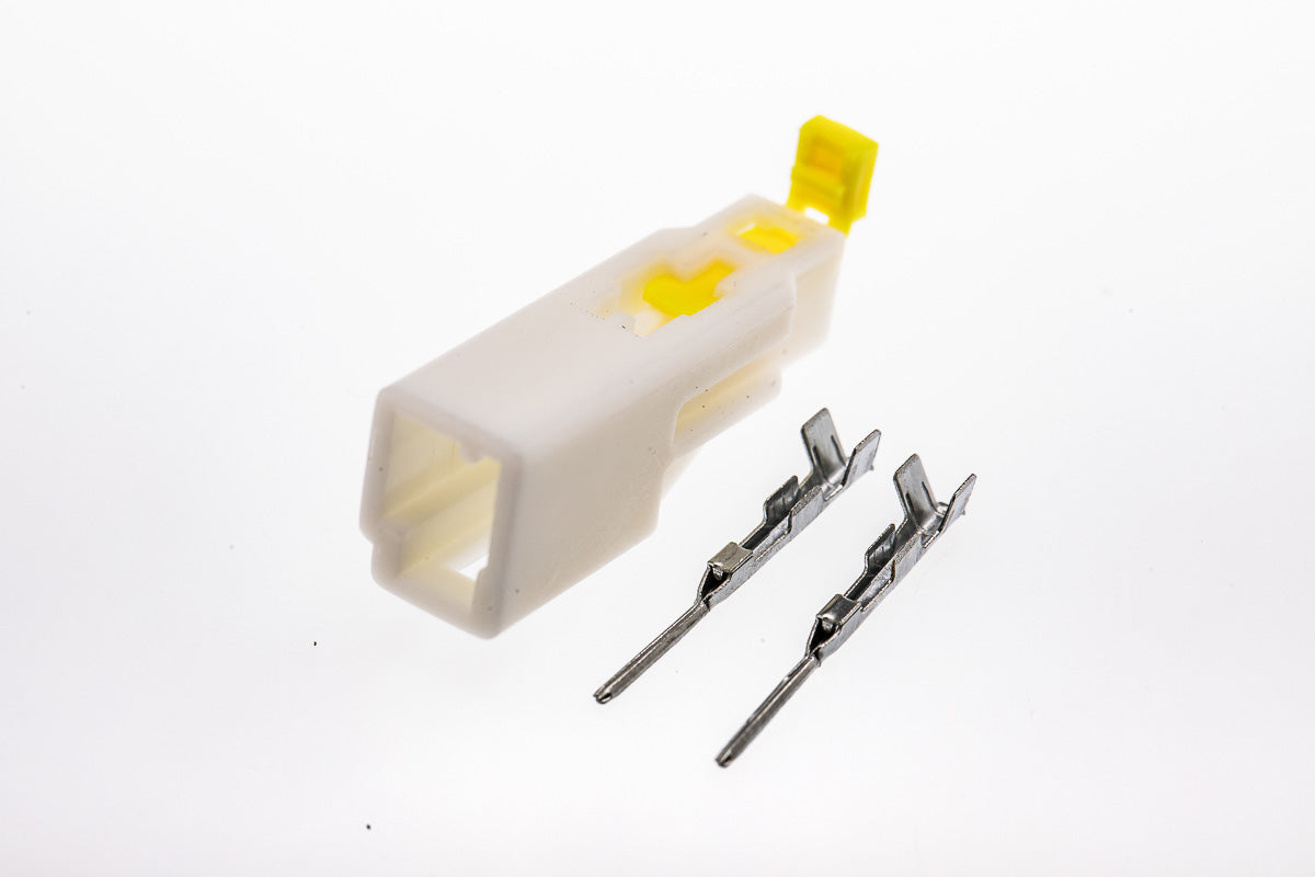 Connector männlich 2 polig mit Crimpverbinder CSM10528