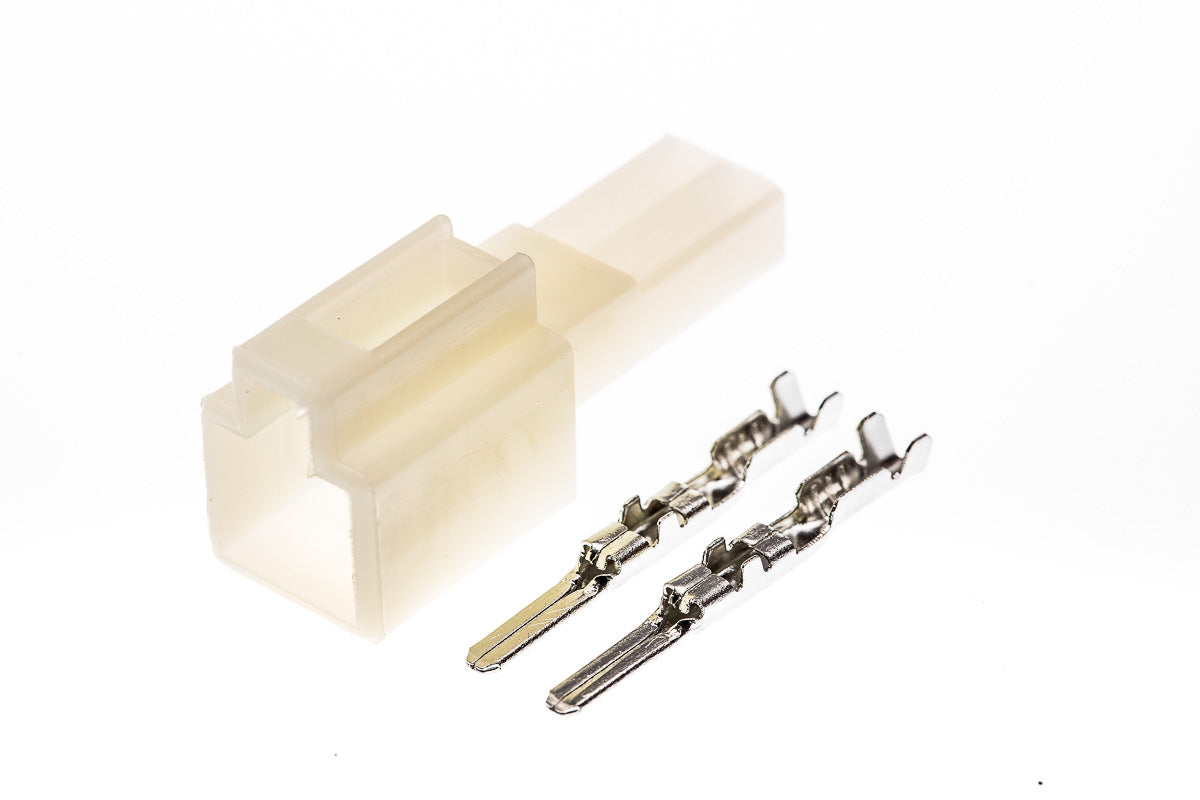 Connector männlich 2 polig mit Crimpverbinder CSM10551