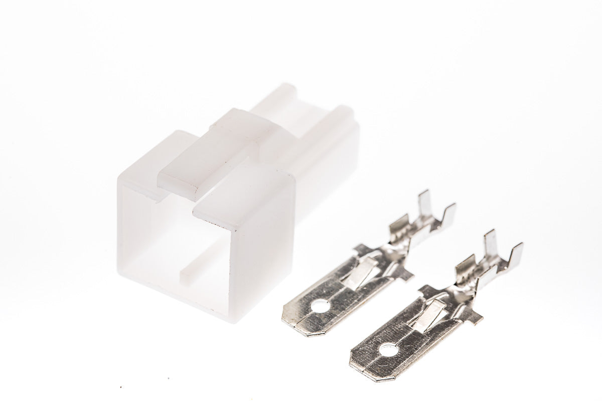 Connector männlich 2 polig mit Crimpverbinder CSM10584