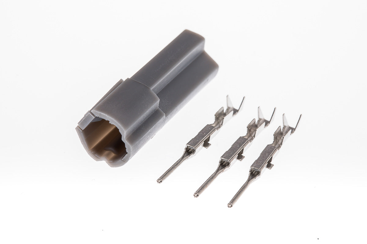 Connector männlich 3 polig mit Crimpverbinder CSM11218