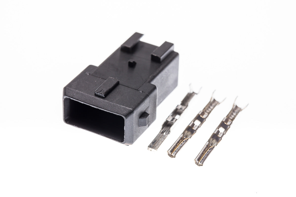 Connector männlich 3 polig mit Crimpverbinder CSM11340