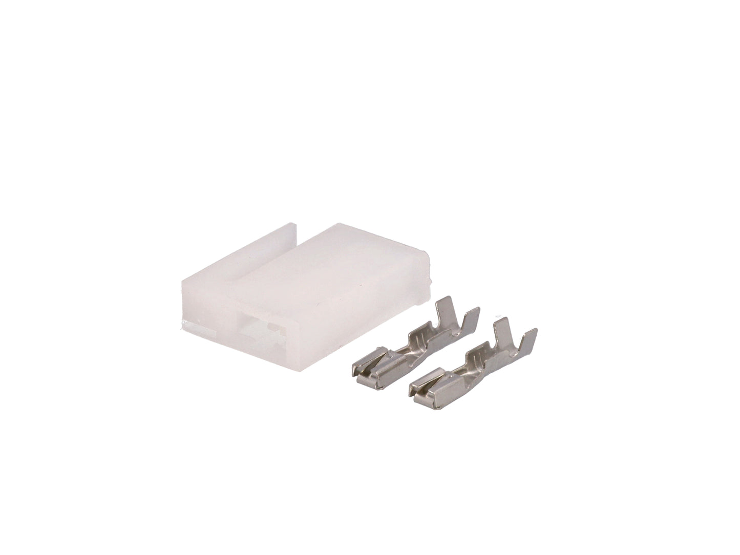 Connector weiblich 2 polig mit Crimpverbinder