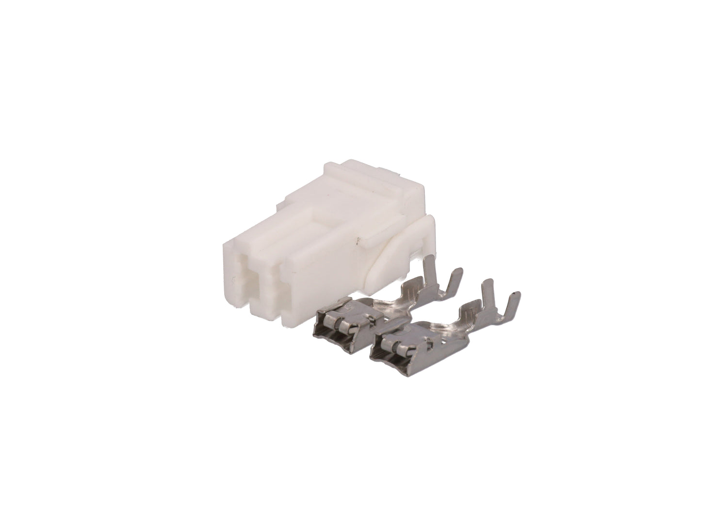 Connector weiblich 2 polig mit Crimpverbinder