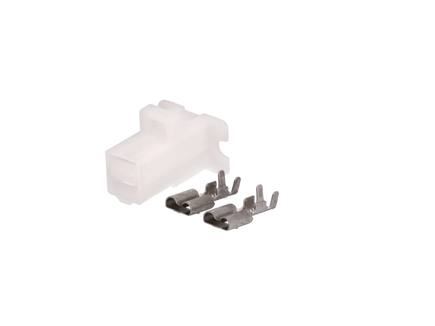 Connector weiblich 2 polig mit Crimpverbinder