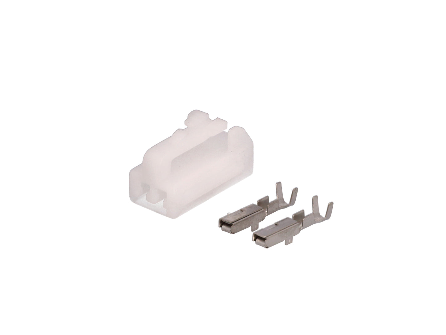Connector weiblich 2 polig mit Crimpverbinder