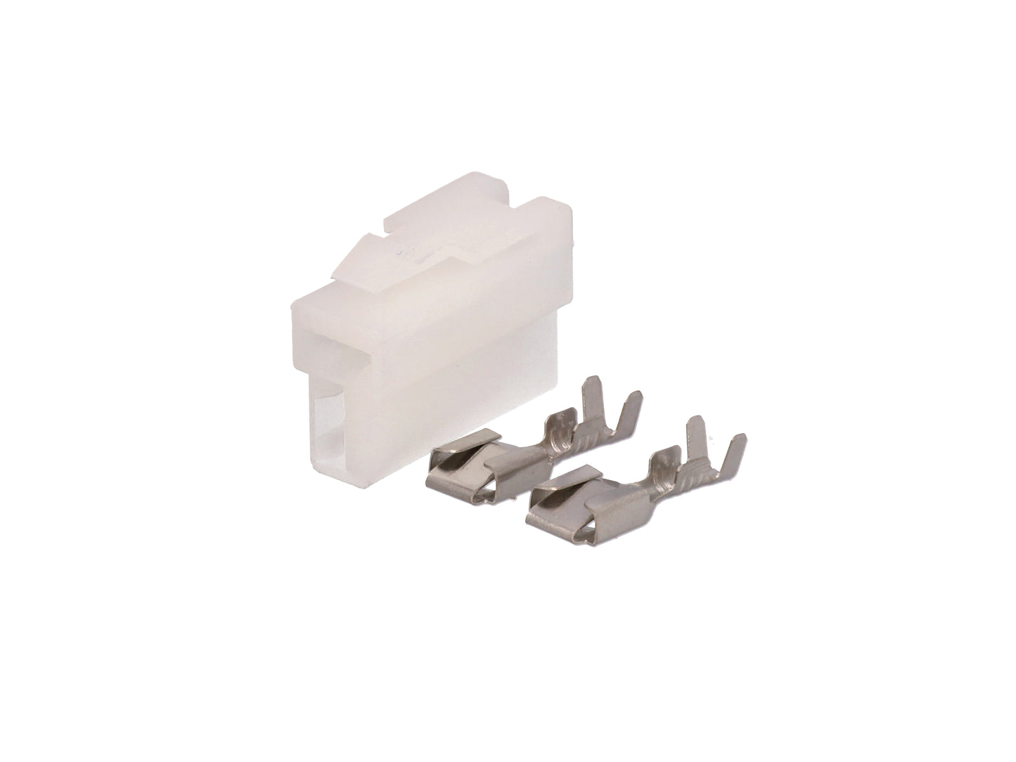 Connector weiblich 2 polig mit Crimpverbinder