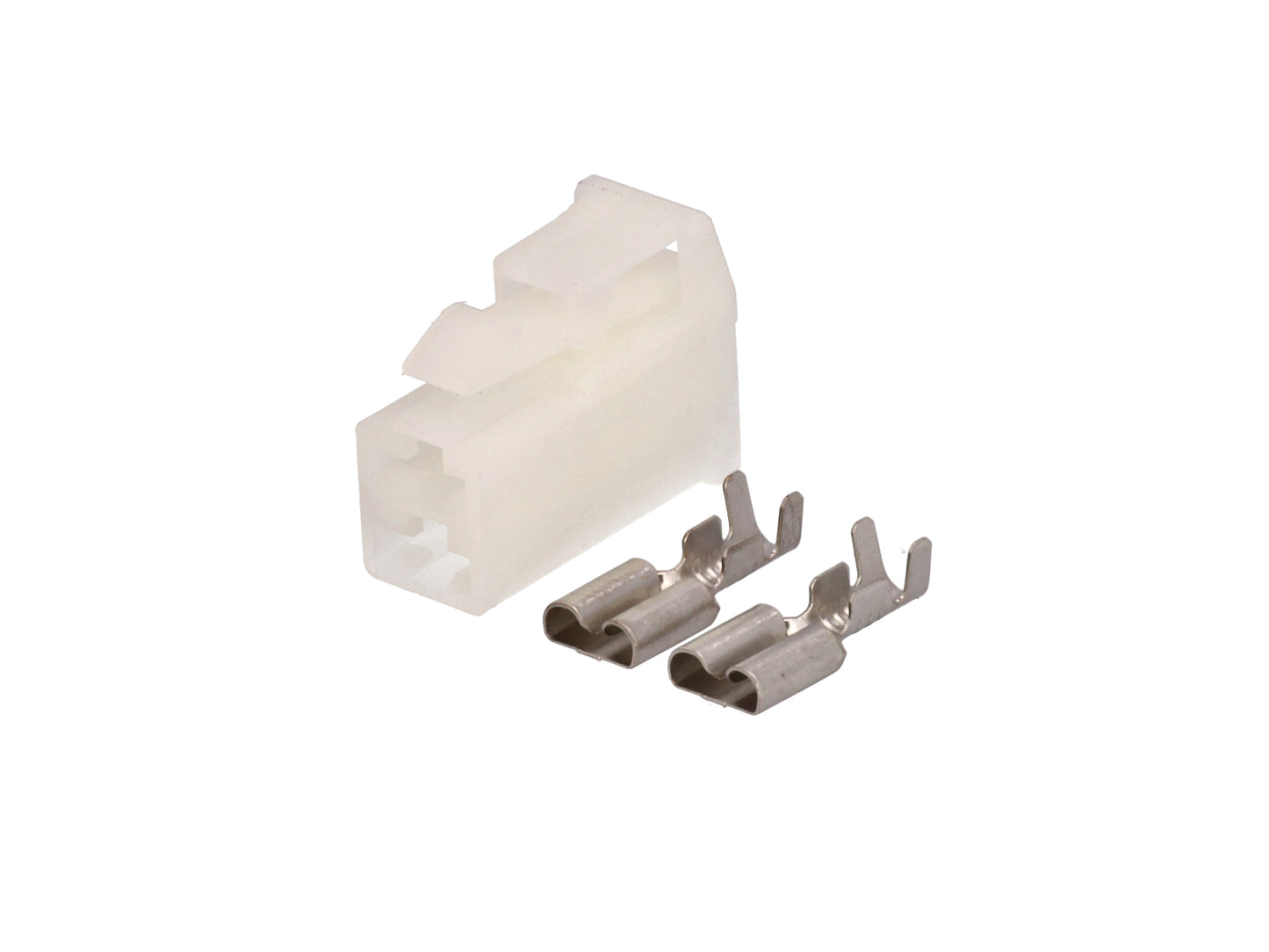 Connector weiblich 2 polig mit Crimpverbinder