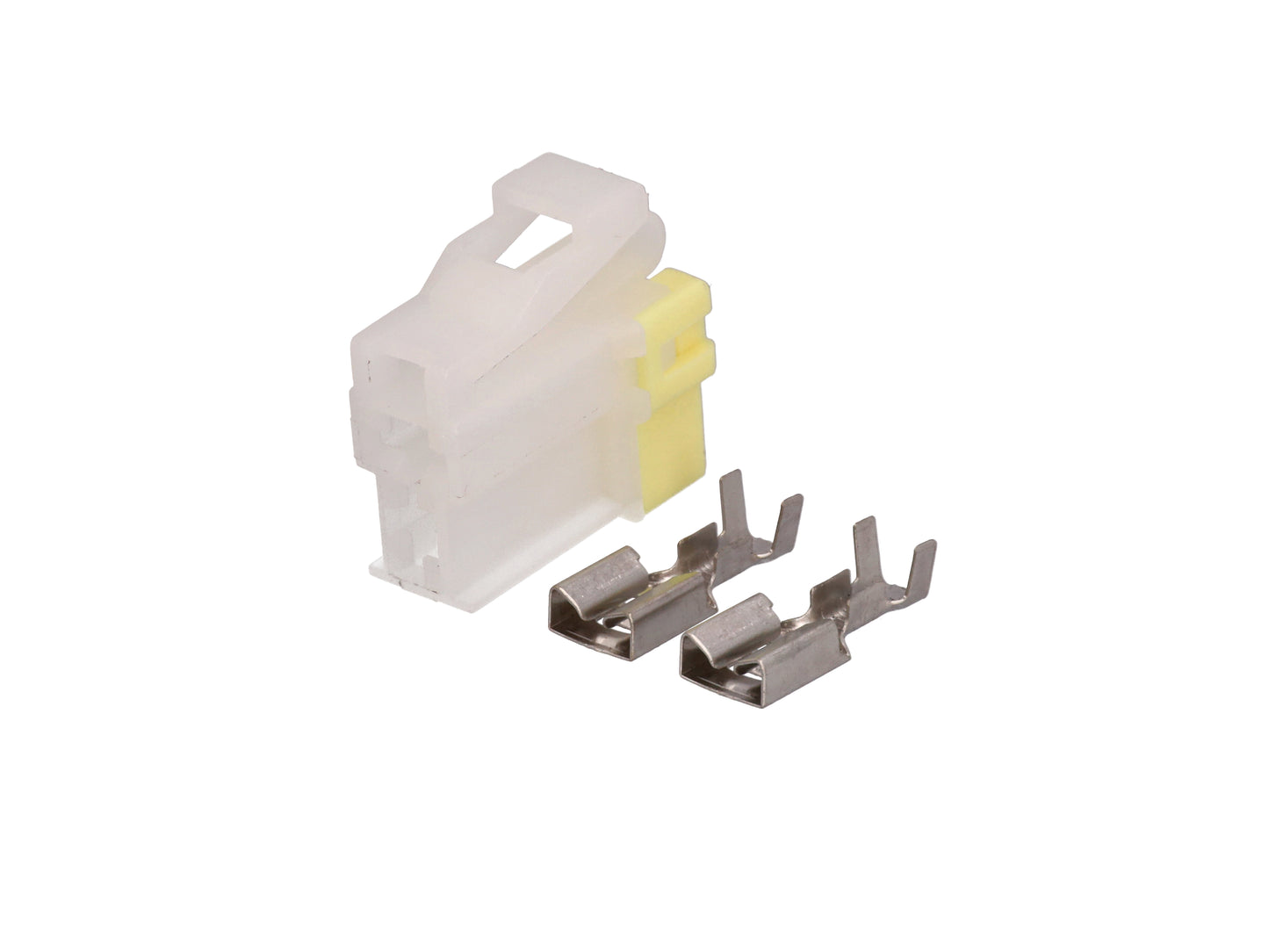 Connector weiblich 2 polig mit Crimpverbinder
