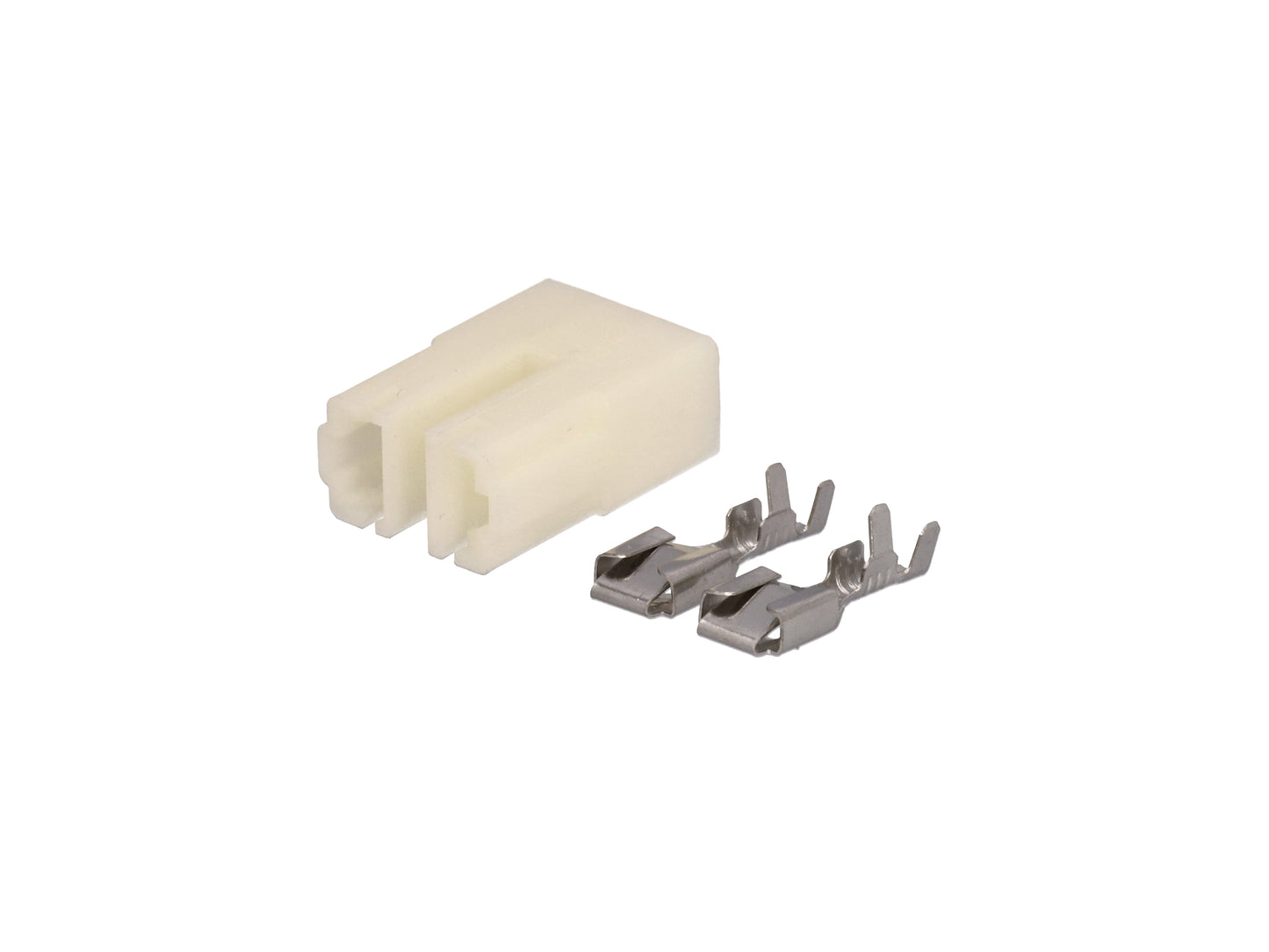Connector weiblich 2 polig mit Crimpverbinder