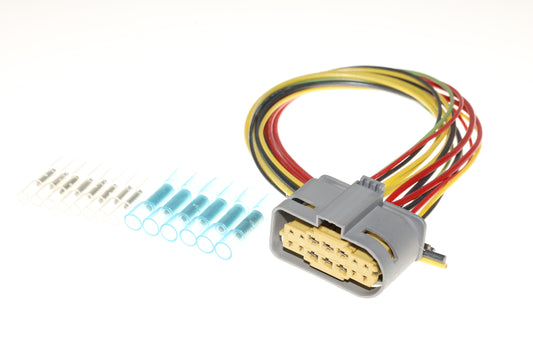 Connector  männlich  2 polig mit Crimpverbinder CSM10355