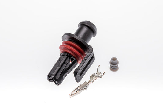 Connector  weiblich  1 polig mit Einzeladerabdichtung  & Crimpverbinder CSF10003