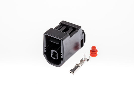 Connector  weiblich  1 polig mit Einzeladerabdichtung  & Crimpverbinder CSF10008