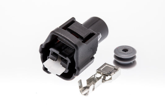 Connector  weiblich  1 polig mit Einzeladerabdichtung  & Crimpverbinder CSF10009