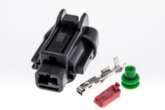Connector  weiblich  1 polig mit Einzeladerabdichtung  & Crimpverbinder CSF10054