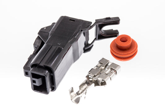 Connector  weiblich  1 polig mit Einzeladerabdichtung  & Crimpverbinder CSF10073
