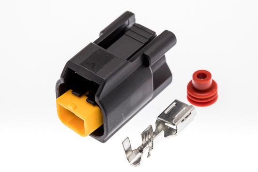 Connector  weiblich  1 polig mit Einzeladerabdichtung  & Crimpverbinder CSF10079