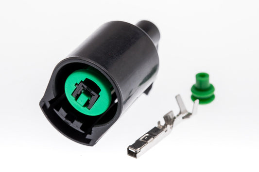 Connector  weiblich  1 polig mit Einzeladerabdichtung  & Crimpverbinder CSF10084