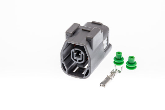 Connector  weiblich  1 polig mit Einzeladerabdichtung  & Crimpverbinder CSF10103