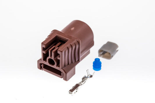 Connector  weiblich  1 polig mit Einzeladerabdichtung  & Crimpverbinder CSF10135