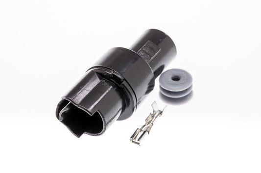 Connector  weiblich  1 polig mit Einzeladerabdichtung  & Crimpverbinder CSF10146