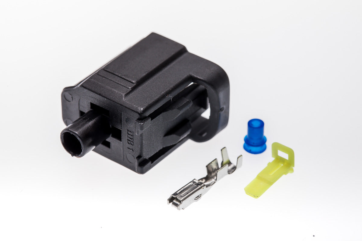 Connector  weiblich  1 polig mit Einzeladerabdichtung  & Crimpverbinder CSF10160