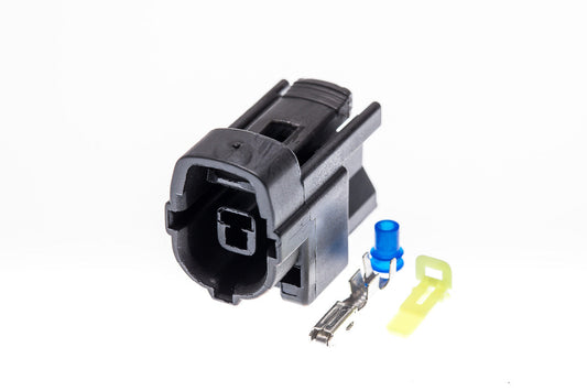 Connector  weiblich  1 polig mit Einzeladerabdichtung  & Crimpverbinder CSF10163