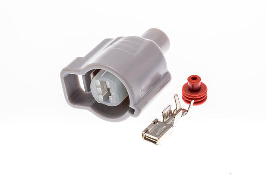 Connector  weiblich  1 polig mit Einzeladerabdichtung  & Crimpverbinder CSF10174