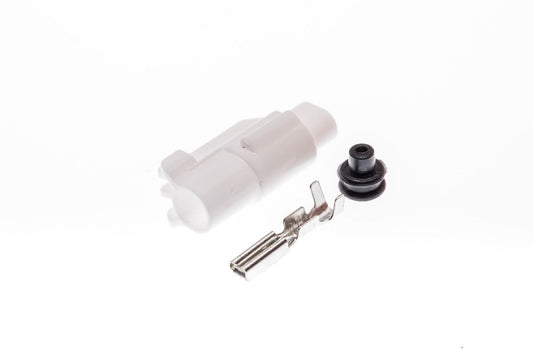 Connector  weiblich  1 polig mit Einzeladerabdichtung  & Crimpverbinder CSF10180