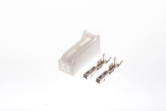 Connector  weiblich  2 polig mit Crimpverbinder CSF10185